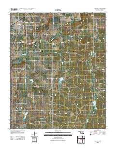 Wetumka 2012 topographic map thumbnail