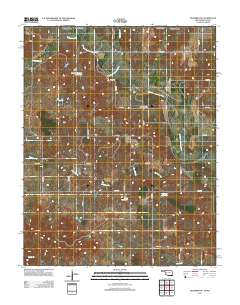 Tegarden NE 2012 topographic map thumbnail