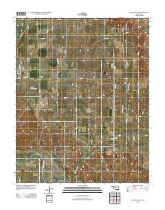 Waynoka East 2012 topographic map thumbnail