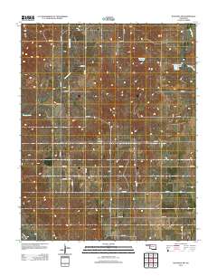 Waynoka NW 2012 topographic map thumbnail