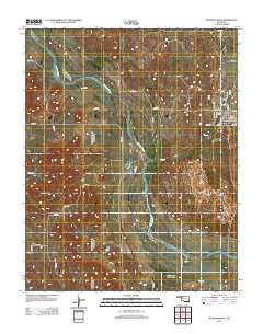 Waynoka West 2012 topographic map thumbnail