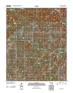 Tupelo NE 2012 topographic map thumbnail