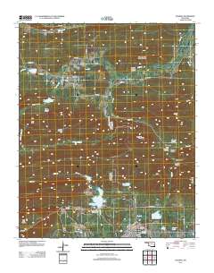 Talihina 2013 topographic map thumbnail