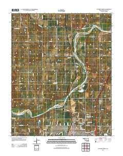 Guthrie North 2012 topographic map thumbnail