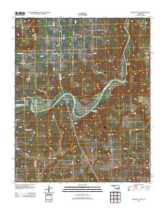 Henryetta SW 2012 topographic map thumbnail
