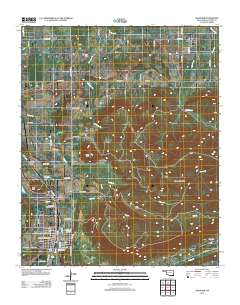 Heavener 2013 topographic map thumbnail