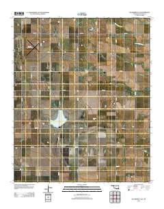Hackberry Flat 2012 topographic map thumbnail