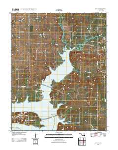 Kaw City 2012 topographic map thumbnail