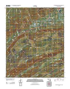 Wildhorse Mountain 2012 topographic map thumbnail