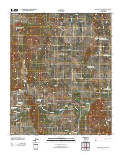 Wapanucka North 2012 topographic map thumbnail