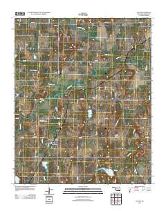 Yeager 2012 topographic map thumbnail