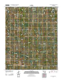 Post Oak Creek 2012 topographic map thumbnail