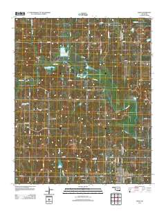 Maud 2012 topographic map thumbnail