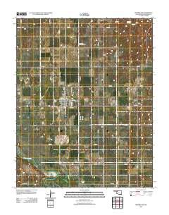 Mooreland 2012 topographic map thumbnail