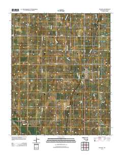 Mulhall 2012 topographic map thumbnail