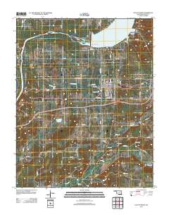 Locust Grove 2012 topographic map thumbnail
