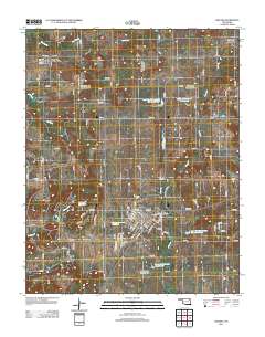 Chelsea 2013 topographic map thumbnail