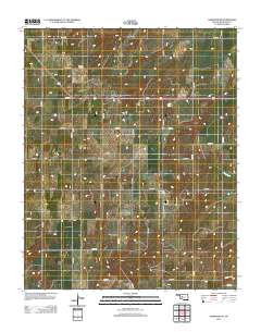 Oakwood SE 2012 topographic map thumbnail