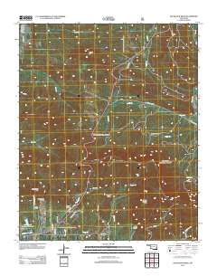 Blackjack Ridge 2012 topographic map thumbnail