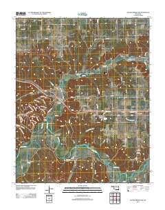Siloam Springs NW 2012 topographic map thumbnail