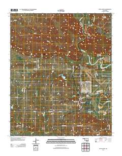 Gene Autry 2012 topographic map thumbnail