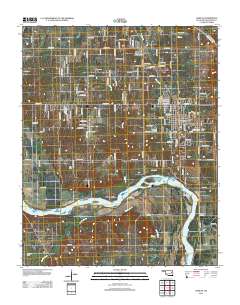 Coweta 2012 topographic map thumbnail