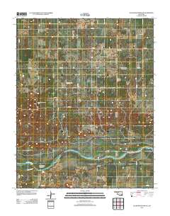 Glass Mountains NE 2012 topographic map thumbnail