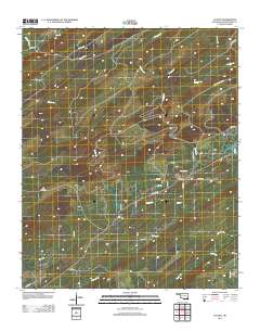 Cloudy 2012 topographic map thumbnail