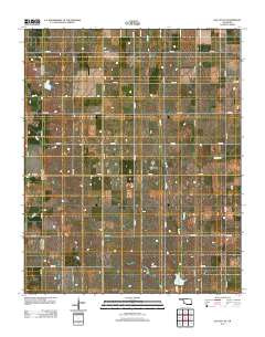 Elk City SE 2012 topographic map thumbnail