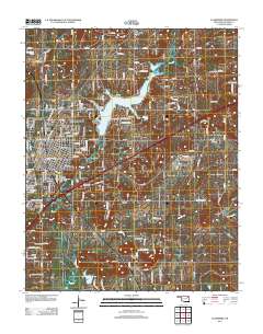 Claremore 2013 topographic map thumbnail