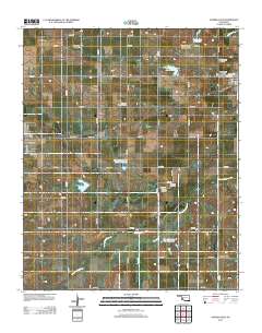 Gotebo East 2013 topographic map thumbnail