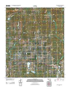 Fort Towson 2012 topographic map thumbnail