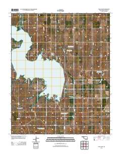 Foss Dam 2012 topographic map thumbnail