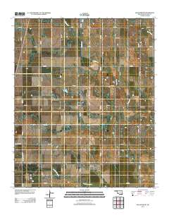 Hollister NW 2012 topographic map thumbnail