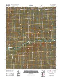 Keyes NW 2012 topographic map thumbnail