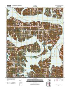 Keystone Dam 2012 topographic map thumbnail