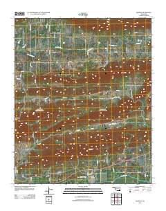 Kiamichi 2012 topographic map thumbnail