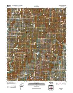 Kiefer SW 2012 topographic map thumbnail