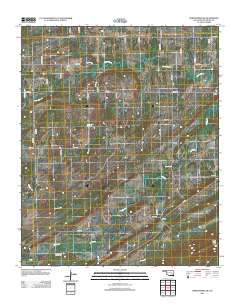Hartshorne SW 2012 topographic map thumbnail