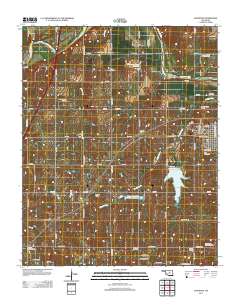 Langston 2013 topographic map thumbnail