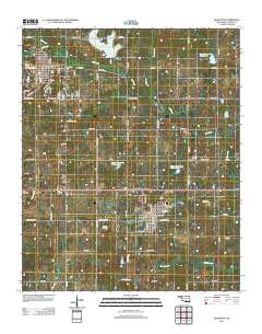 Healdton 2012 topographic map thumbnail