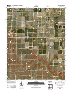 Griggs SW 2012 topographic map thumbnail