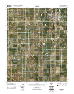 Hennessey 2012 topographic map thumbnail