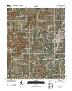 Nowata West 2013 topographic map thumbnail