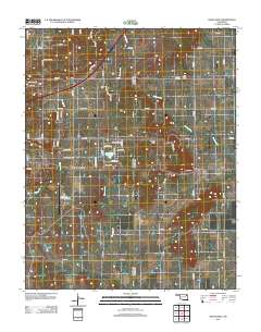 Osage Hills 2012 topographic map thumbnail