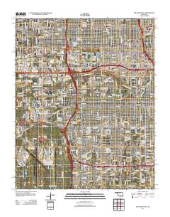 Oklahoma City 2012 topographic map thumbnail