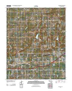Muldrow 2012 topographic map thumbnail