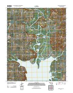 Nowata East 2013 topographic map thumbnail