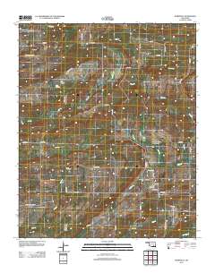 Wardville 2012 topographic map thumbnail