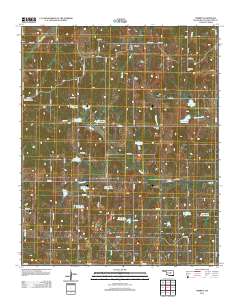 Tribbey 2012 topographic map thumbnail